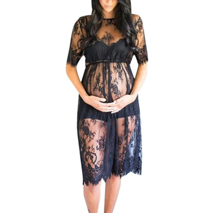Sheer Lace Photography Dress