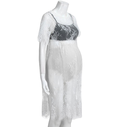 Sheer Lace Photography Dress