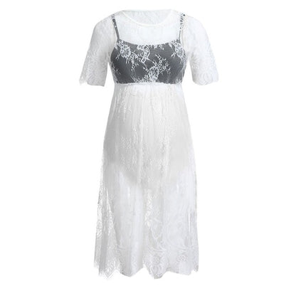 Sheer Lace Photography Dress