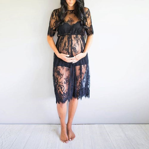Sheer Lace Photography Dress