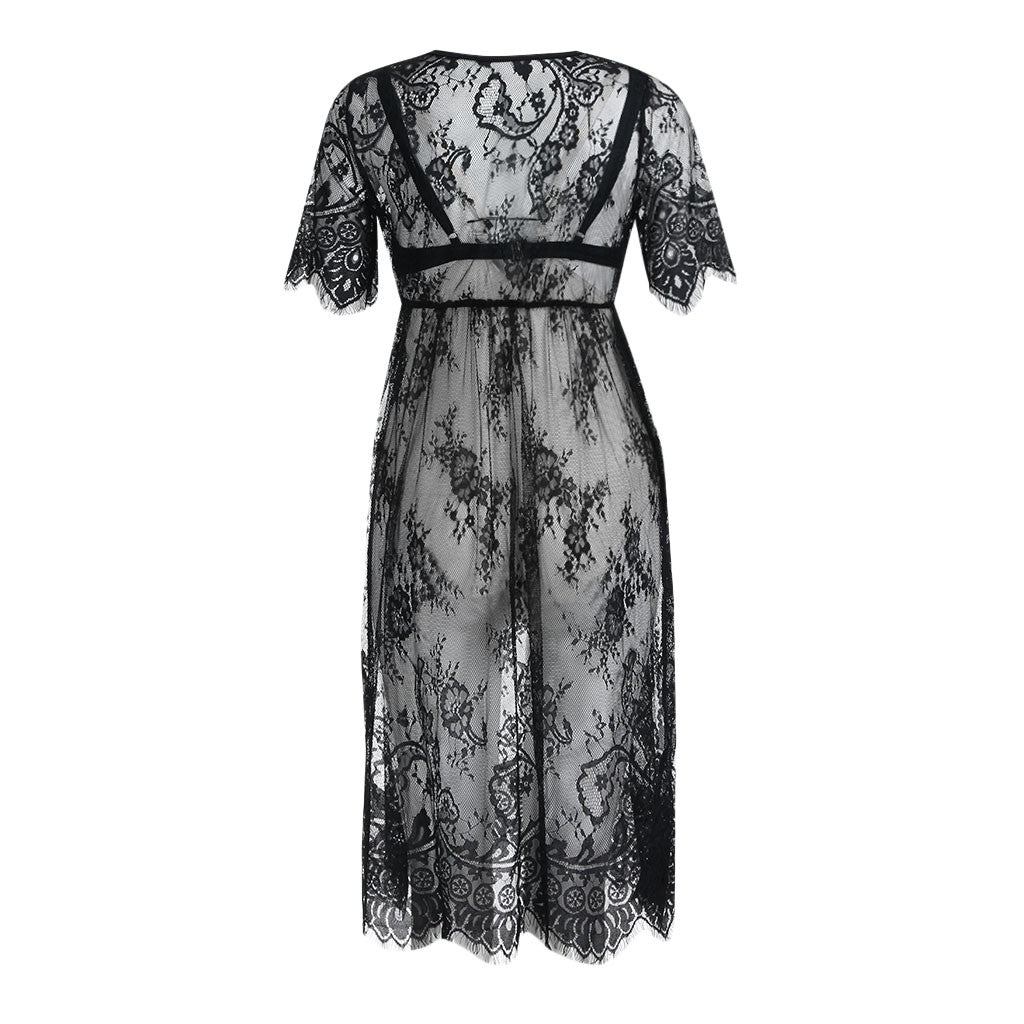 Sheer Lace Photography Dress