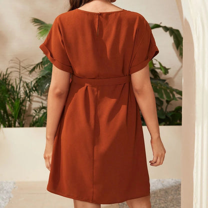 Dolman Sleeve Tunic Dress
