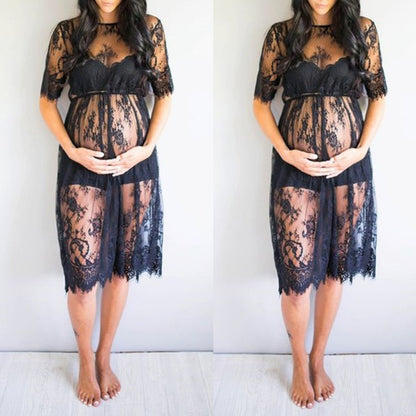 Sheer Lace Photography Dress